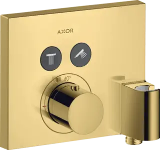 Axor ShowerSelect Termostat, m/2 utl&#248;p For innbygging, Polert Gull