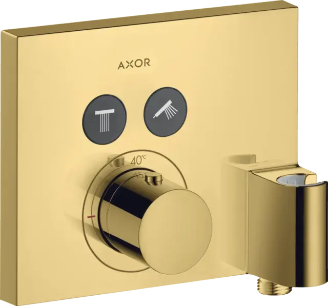 Axor ShowerSelect Termostat, m/2 utløp For innbygging, Polert Gull 