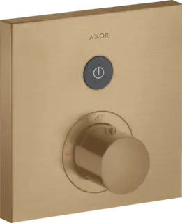 Axor ShowerSelect Termostat, m/1 utl&#248;p For innbygging, B&#248;rstet Bronse