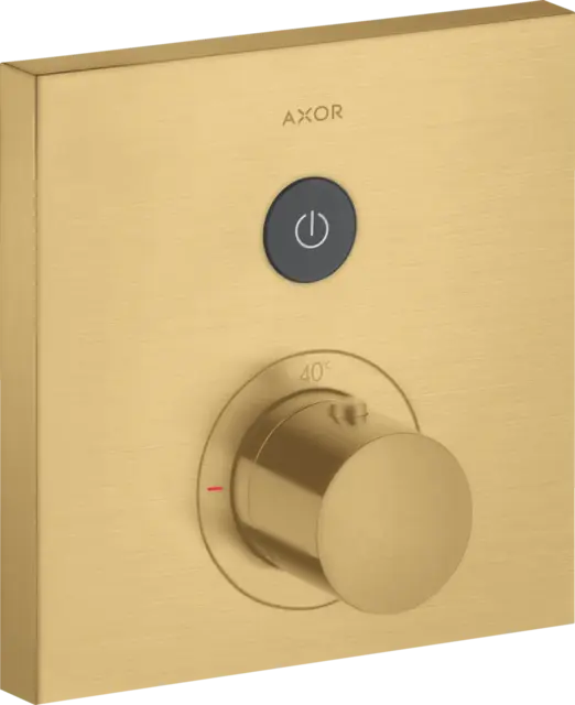 Axor ShowerSelect Termostat, m/1 utløp For innbygging, Børstet Gull 