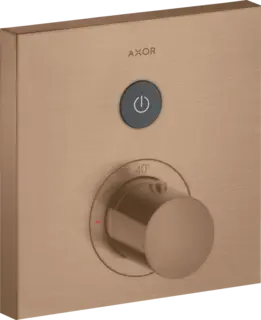 Axor ShowerSelect Termostat, m/1 utl&#248;p For innbygging, B&#248;rstet R&#248;dt Gull