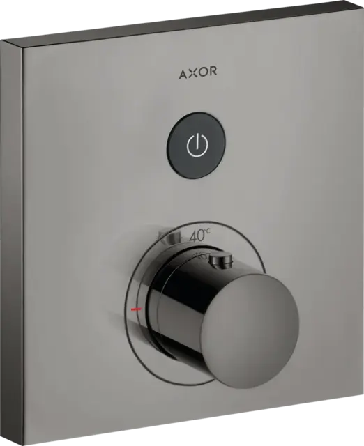 Axor ShowerSelect Termostat, m/1 utløp For innbygging, Polert Sort Krom 