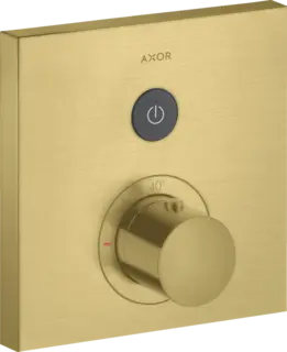 Axor ShowerSelect Termostat, m/1 utl&#248;p For innbygging, B&#248;rstet Messing