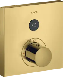 Axor ShowerSelect Termostat, m/1 utl&#248;p For innbygging, Polert Gull