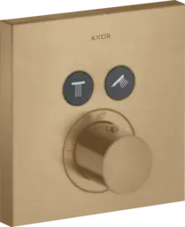 Axor ShowerSelect Termostat, m/2 utl&#248;p For innbygging, B&#248;rstet Bronse