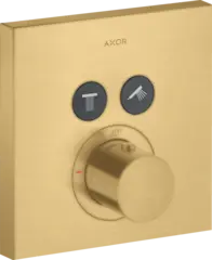 Axor ShowerSelect Termostat, m/2 utl&#248;p For innbygging, B&#248;rstet Gull