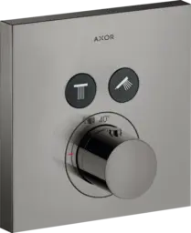 Axor ShowerSelect Termostat, m/2 utl&#248;p For innbygging, Polert Sort Krom