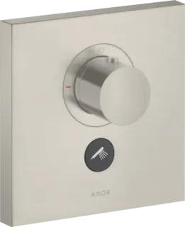 Axor ShowerSelect Termostat, m/1 utl&#248;p For innbyg., Highflow, Rustfritt St&#229;l