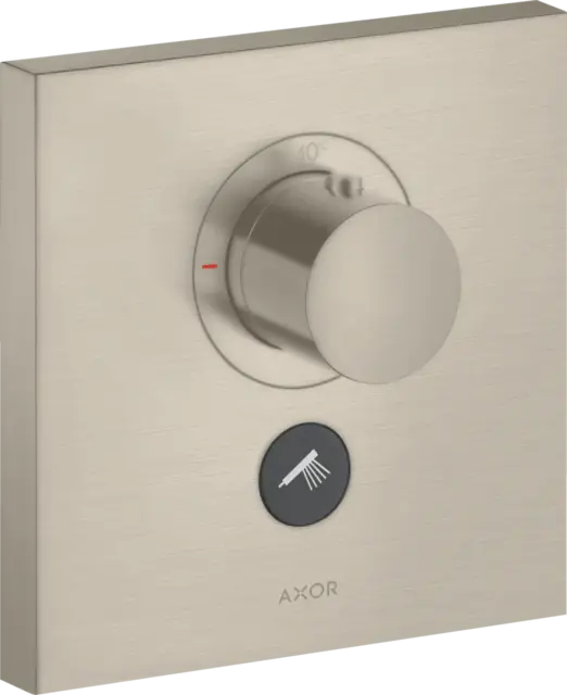 Axor ShowerSelect Termostat, m/1 utløp For innbyg., Highflow, Børstet Nikkel 