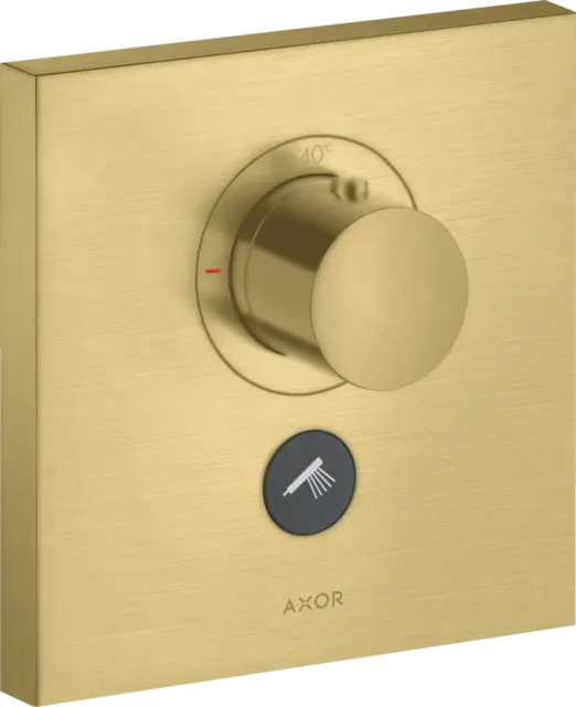 Axor ShowerSelect Termostat, m/1 utløp For innbyg., Highflow, Børstet Messing 
