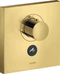Axor ShowerSelect Termostat, m/1 utl&#248;p For innbyg., Highflow, Polert Gull