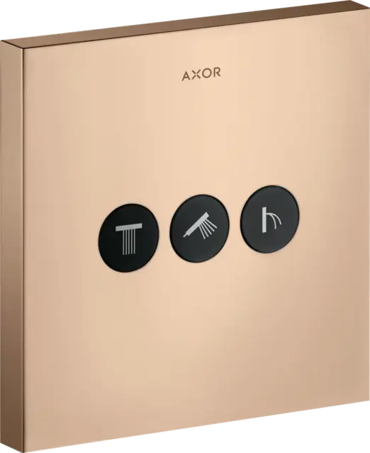 Axor ShowerSelect, 3-veis ventil Polert Rødt Gull 