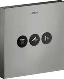 Axor ShowerSelect, 3-veis ventil Polert Sort Krom