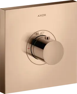 Axor ShowerSelect Highflow Termostat For innbygging, Polert Rødt Gull