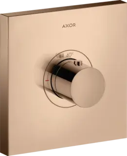 Axor ShowerSelect Highflow Termostat For innbygging, Polert R&#248;dt Gull