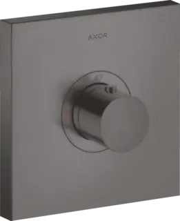 Axor ShowerSelect Highflow Termostat For innbygging, B&#248;rstet Sort Krom