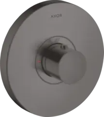 Axor ShowerSelect Highflow Termostat For innbygging, B&#248;rstet Sort Krom