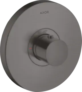 Axor ShowerSelect Highflow Termostat For innbygging, B&#248;rstet Sort Krom