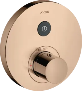 Axor ShowerSelect Termostat, m/1 utl&#248;p For innbygging, Polert R&#248;dt Gull