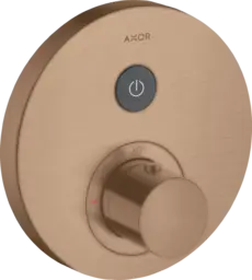 Axor ShowerSelect Termostat, m/1 utl&#248;p For innbygging, B&#248;rstet R&#248;dt Gull