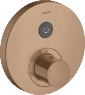 Axor ShowerSelect Termostat, m/1 utl&#248;p For innbygging, B&#248;rstet R&#248;dt Gull