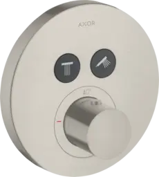 Axor ShowerSelect Termostat, m/2 utl&#248;p For innbygging, Rustfritt St&#229;l