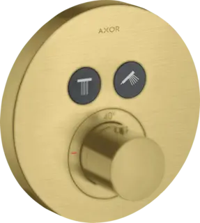 Axor ShowerSelect Termostat, m/2 utløp For innbygging, Børstet Messing