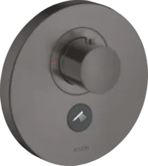 Axor ShowerSelect Termostat, m/1 utl&#248;p For innbygging, B&#248;rstet Sort Krom
