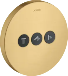 Axor ShowerSelect, 3-veis ventil B&#248;rstet Gull