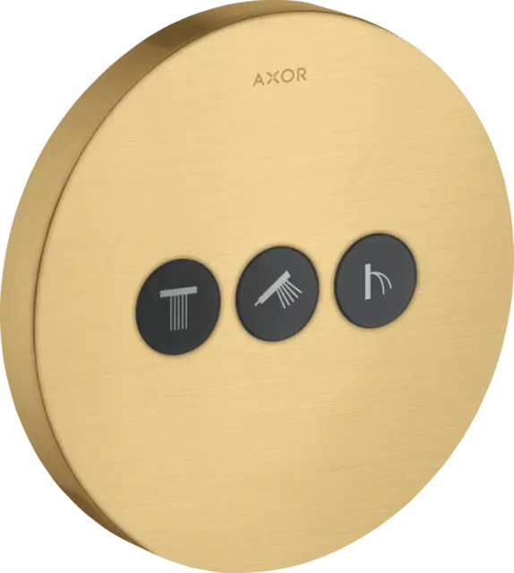 Axor ShowerSelect, 3-veis ventil Børstet Gull 