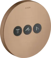 Axor ShowerSelect, 3-veis ventil Børstet Rødt Gull