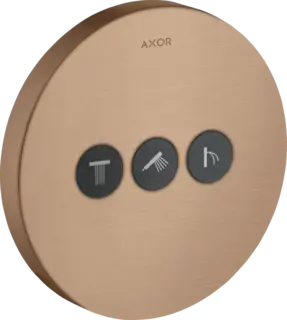 Axor ShowerSelect, 3-veis ventil Børstet Rødt Gull
