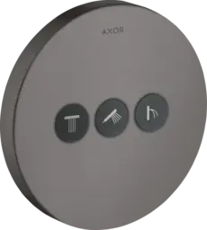 Axor ShowerSelect, 3-veis ventil B&#248;rstet Sort Krom