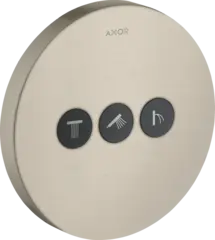 Axor ShowerSelect, 3-veis ventil B&#248;rstet Nikkel