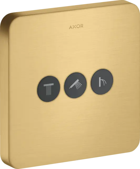 Axor ShowerSelect, 3-veis ventil Børstet Gull 