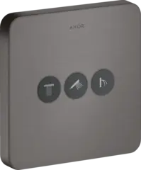 Axor ShowerSelect, 3-veis ventil Børstet Sort Krom