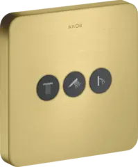 Axor ShowerSelect, 3-veis ventil B&#248;rstet Messing