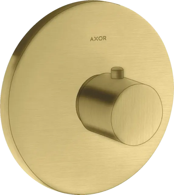 Axor Uno High Flow Termostat For innbygging, Børstet Messing 