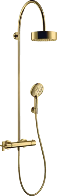 Axor Citterio Showerpipe Ø180 mm, Polert Gull 