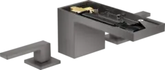 Axor MyEdition Servantbatteri Med bunnventil, B&#248;rstet Sort Krom