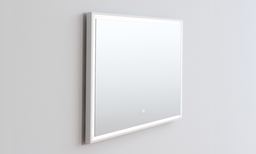 Copenhagen Bath Fan&#248; 100 Speil 1000x700 mm, duggfritt, Hvit Matt/Glass