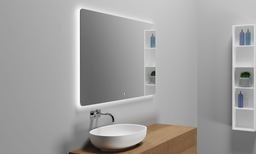 Copenhagen Bath Or&#248; 140 Speil 1400x800 mm, duggfritt, Aluminium/Glass