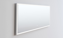 Copenhagen Bath Fan&#248; 160 Speil 1600x700 mm, duggfritt, Hvit Matt/Glass