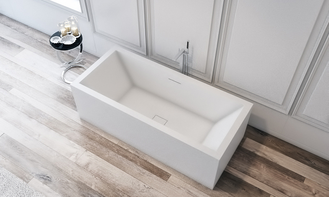 Copenhagen Bath Fredensborg badekar 1800x800 mm, Frittstående i Hvit Matt 