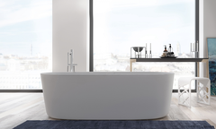 Copenhagen Bath Hornb&#230;k 168 badekar 1680x800 mm, Frittst&#229;ende i Hvit Matt