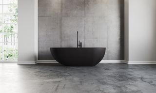 Copenhagen Bath Hammershus badekar 1700x880 mm, Frittst&#229;ende i Sort Matt