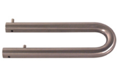 D-Line Speil/hylleholdere 120 mm, 2 stk, børstet rustfritt stål