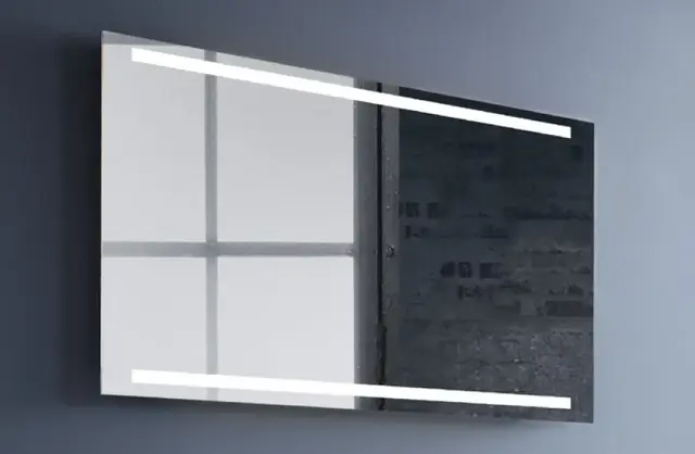 Dansani Level Speil med LED-lys 60x3,1x80 cm 
