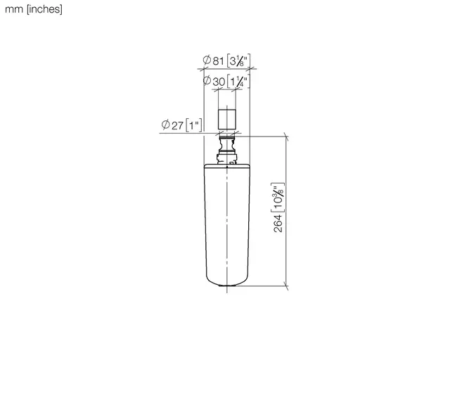 Dornbracht Filterpatron, 450 liter Til Water Dispenser 