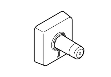 Dornbracht POT FILLER Veggbrakett til skjult montering,